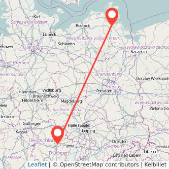 Greifswald Erfurt Bahn Karte