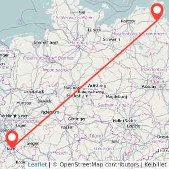 Greifswald Bonn Mitfahrgelegenheit Karte