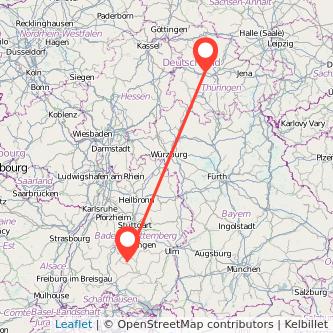 Gotha Albstadt Mitfahrgelegenheit Karte