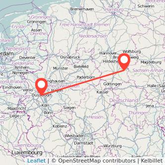 Goslar Düsseldorf Mitfahrgelegenheit Karte