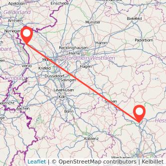 Gießen Goch Mitfahrgelegenheit Karte