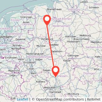 Gießen Cloppenburg Mitfahrgelegenheit Karte