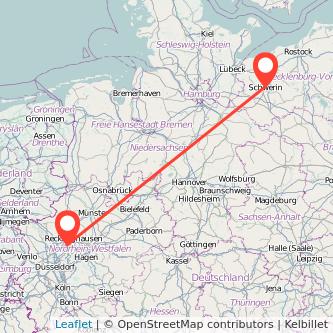 Gelsenkirchen Schwerin Mitfahrgelegenheit Karte