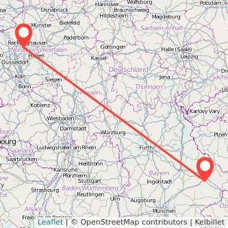 Gelsenkirchen Plattling Bahn Karte