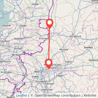 Gelsenkirchen Nordhorn Mitfahrgelegenheit Karte