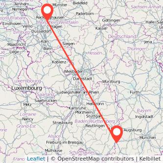 Gelsenkirchen Memmingen Bahn Karte