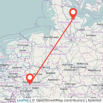 Gelsenkirchen Kiel Mitfahrgelegenheit Karte