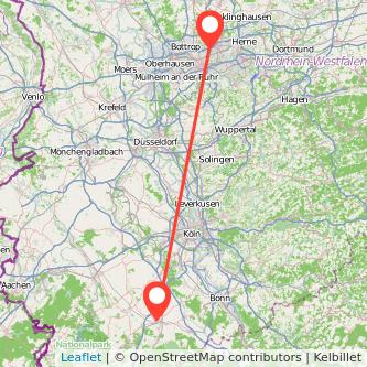 Gelsenkirchen Euskirchen Mitfahrgelegenheit Karte