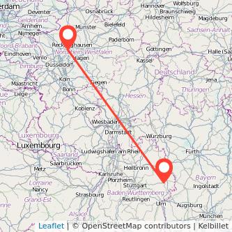 Gelsenkirchen Aalen Mitfahrgelegenheit Karte