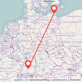 Geislingen Bergen auf Rügen Bahn Karte