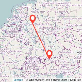 Garmisch-Partenkirchen Soest Bahn Karte