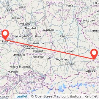 Bad Füssing Saarlouis Bus Karte