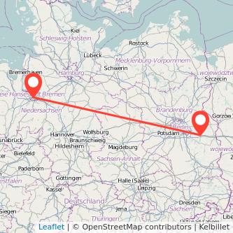Fürstenwalde Bremen Mitfahrgelegenheit Karte