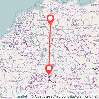 Friedrichshafen Hannover Mitfahrgelegenheit Karte
