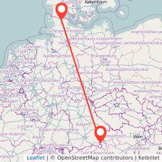 Freilassing Flensburg Bahn Karte