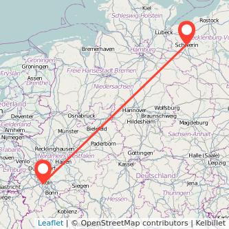 Frechen Schwerin Bus Karte