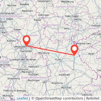 Frankfurt am Main Weiden Mitfahrgelegenheit Karte