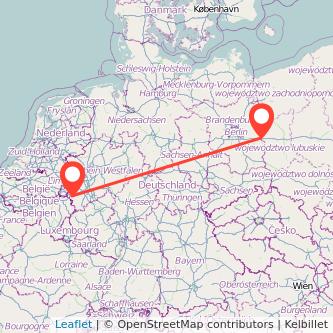 Frankfurt (Oder) Stolberg Mitfahrgelegenheit Karte