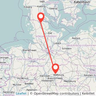 Flensburg Gifhorn Mitfahrgelegenheit Karte