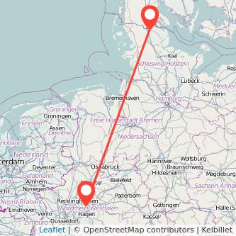 Flensburg Dortmund Mitfahrgelegenheit Karte
