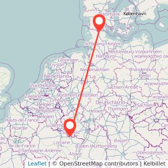 Flensburg Forbach Bahn Karte