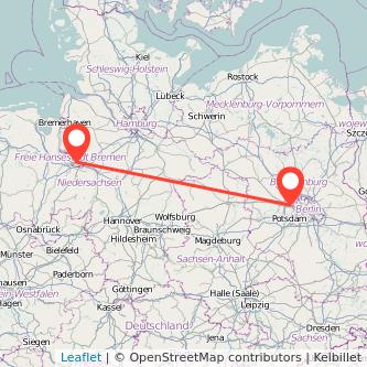 Falkensee Bremen Mitfahrgelegenheit Karte
