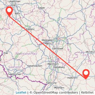 Euskirchen Schwäbisch Hall Mitfahrgelegenheit Karte