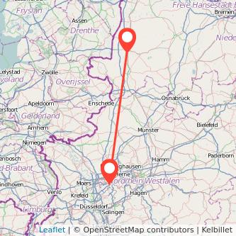 Essen Meppen Mitfahrgelegenheit Karte