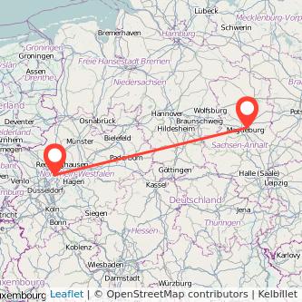 Essen Magdeburg Mitfahrgelegenheit Karte