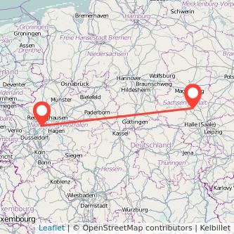 Essen Bernburg Mitfahrgelegenheit Karte