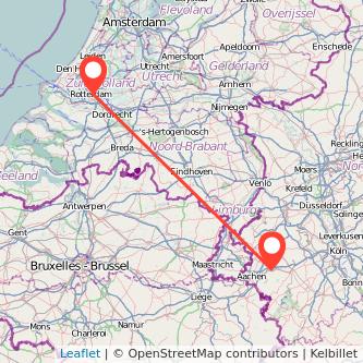 Eschweiler Rotterdam Mitfahrgelegenheit Karte