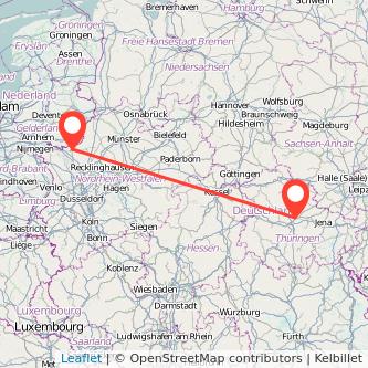 Erfurt Bocholt Mitfahrgelegenheit Karte