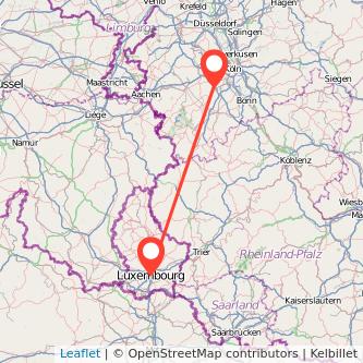 Erftstadt Luxemburg Mitfahrgelegenheit Karte