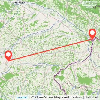 Erding Passau Mitfahrgelegenheit Karte