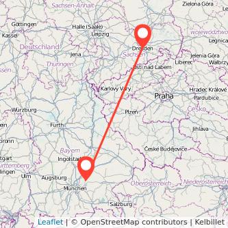 Erding Dresden Mitfahrgelegenheit Karte