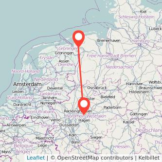 Emden Dortmund Mitfahrgelegenheit Karte