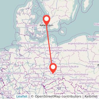 Elsterwerda Kopenhagen Bahn Karte