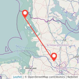 Elmshorn Westerland Bahn Karte