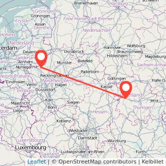 Eisenach Bocholt Mitfahrgelegenheit Karte