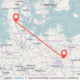 Eberswalde Flensburg Bahn Karte