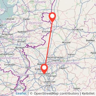 Düsseldorf Nordhorn Mitfahrgelegenheit Karte