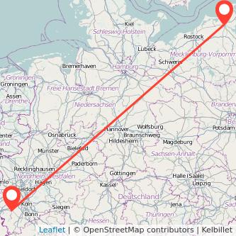 Düren Stralsund Bus Karte