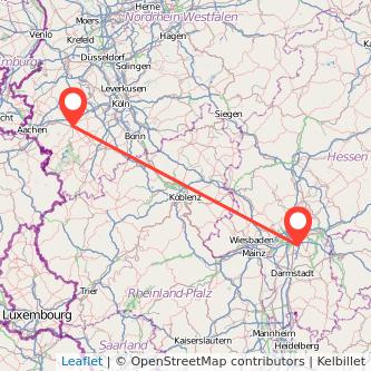 Düren Neu Isenburg Mitfahrgelegenheit Karte