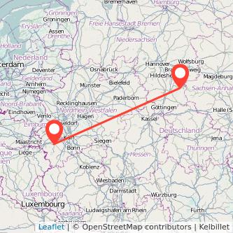 Düren Goslar Mitfahrgelegenheit Karte