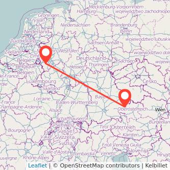 Düren Bad Füssing Bus Karte