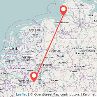 Düren Cuxhaven Mitfahrgelegenheit Karte