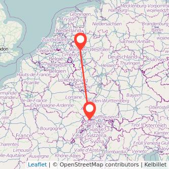 Duisburg Basel Mitfahrgelegenheit Karte