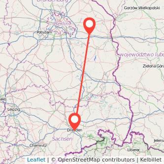 Dresden Fürstenwalde Mitfahrgelegenheit Karte