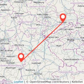 Dresden Aalen Mitfahrgelegenheit Karte