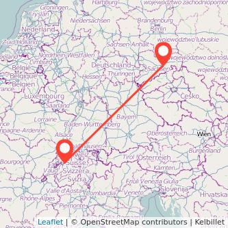 Dresden Bern Mitfahrgelegenheit Karte